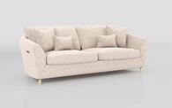 Blyth 4 Seater Power Recliner Sofa, CAMEDRIA LIGHT BEIGE 870 Blyth 4 Seater Power Recliner Sofa | Blyth Sofa Range | ScS
