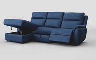 Sogliano 3 Seater Manual Recliner Sofa With Drawer & Left Hand Facing Storage Chaise | Sogliano Sofa Range | ScS
