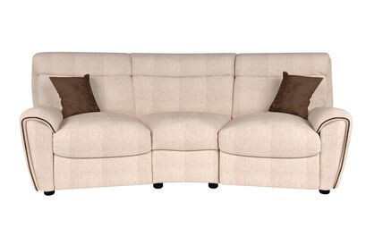 La-Z-Boy Pittsburgh Fabric Compact Curved Static Sofa | La-Z-Boy Pittsburgh Sofa Range | ScS