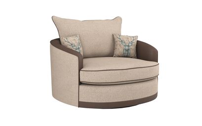 Living Clyde Fabric Large Twister Chair | Clyde Sofa Range | ScS