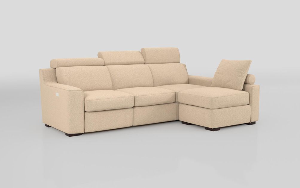 Crostolo 3 Corner 1 Left Hand Facing Power Recliner and Right Hand Facing Chaise Sofa | Crostolo Sofa Range | ScS