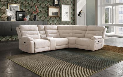 Fenton 1 Corner 3 Sofa with Media Console | Fenton Sofa Range | ScS
