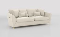 Blyth 4 Seater Power Recliner Sofa, GELSOMINO LIGHT BEIGE 004 Blyth 4 Seater Power Recliner Sofa | Blyth Sofa Range | ScS
