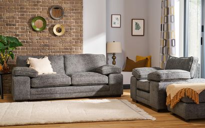 Living Flint Fabric 4 Seater Sofa | Flint Sofa Range | ScS
