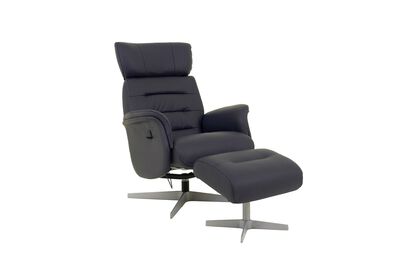 Sisi Italia Dante Swivel Manual Recliner Chair with Footstool | Sisi Italia Dante Sofa Range | ScS