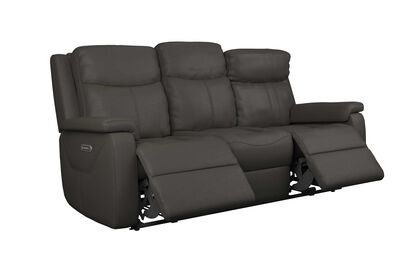 La-Z-Boy Daytona Leather 3 Seater Power Recliner Sofa with Head Tilt & Lumbar Support | La-Z-Boy Daytona Sofa Range | ScS