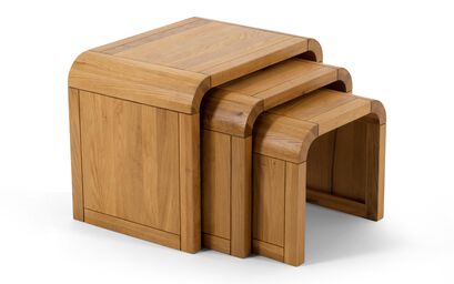Oak Lounge Nest of Tables | Oak Lounge Furniture Range | ScS