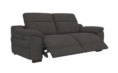 La-Z-Boy Austin 3 Seater Power Recliner Sofa with Power Head Tilt | 2 Seater Fabric Sofas | ScS