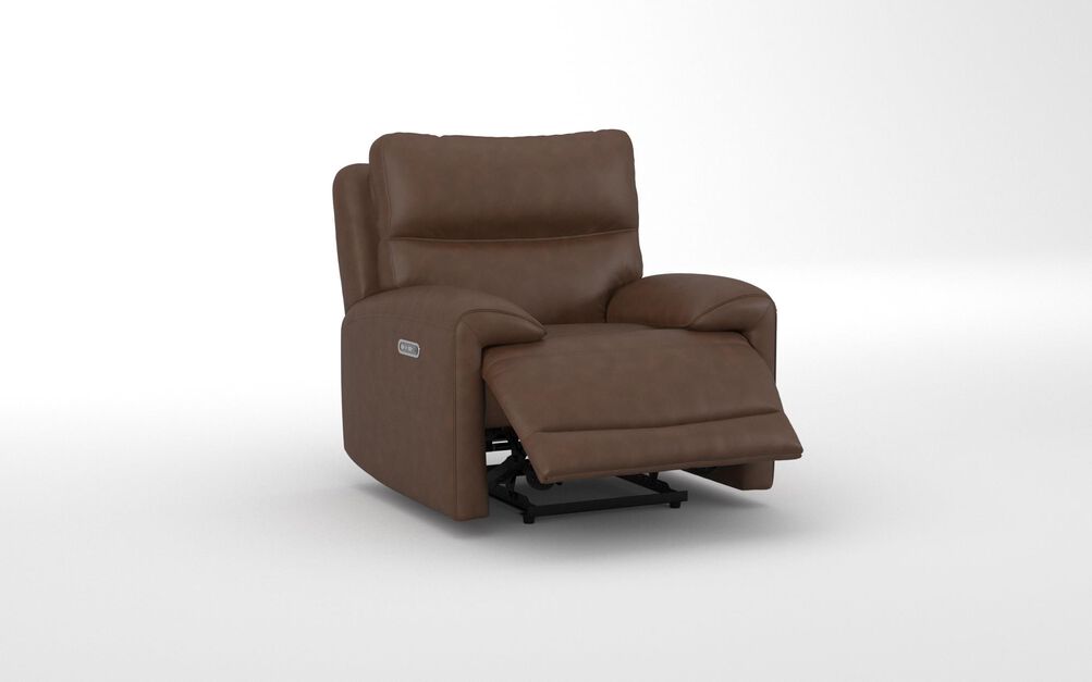 Caldbeck Power Recliner Chair with Power Head Tilt, Lumbar & Heat | Caldbeck Sofa Range | ScS