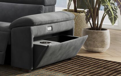 Mesola Armchair with Manual Head Tilt, CAMELIA-TAUPE-865 Mesola Armchair with Manual Head Tilt | Mesola Sofa Range | ScS
