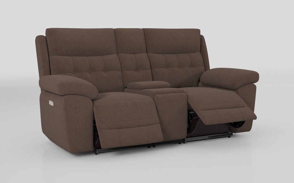 Belford 2 Seater Power Recliner Sofa with Head Tilt, AMARANTO-DARK-BROWN-700 Belford 2 Seater Power Recliner Sofa with Head Tilt | Belford Sofa Range | ScS