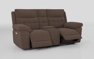 Belford 2 Seater Power Recliner Sofa with Head Tilt, AMARANTO-DARK-BROWN-700 Belford 2 Seater Power Recliner Sofa with Head Tilt | Belford Sofa Range | ScS