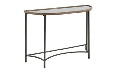 Rosary Demi Lune Console Table with Glass Top | Rosary Furniture Range | ScS