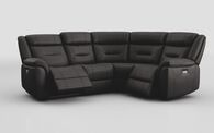 Ainsdale 2 Corner 1 Power Sofa, MACADAMIA-BLACK-910 Ainsdale 2 Corner 1 Power Sofa | Ainsdale Sofa Range | ScS