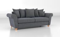 Aveley 3 Seater Sofa Scatter Back, DALIA BLACK 855 Aveley 3 Seater Sofa Scatter Back | Aveley Sofa Range | ScS