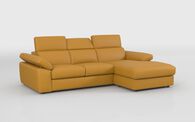 Quercioli 3 Seater Sofa with Sliding Footrest & Right Hand Facing Storage Lounger | Quercioli Sofa Range | ScS