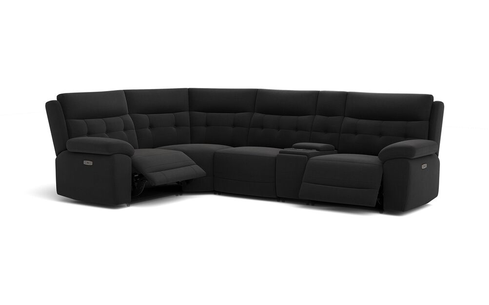 Belford 1 Corner 3 Power Recliner Sofa with Media Console | Belford Sofa Range | ScS