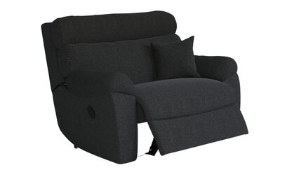 Living Cloud Fabric Love Seat Manual Recliner | Cloud Sofa Range | ScS