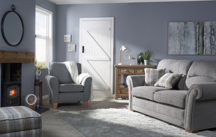 Inspire Roseland Fabric 3 Seater Scatter Back Sofa Inspire Roseland Fabric 3 Seater Scatter Back Sofa