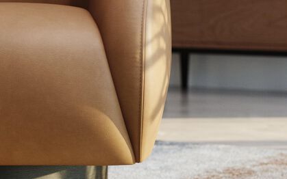 Baricella Swivel Chair, MACADAMIA-DEEP-GREEN-605 Baricella Swivel Chair | Baricella Sofa Range | ScS