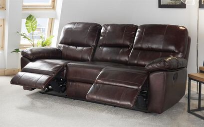 Leather Recliner Sofa Brown Black, Best Reclining Leather Sofa Sets Uk