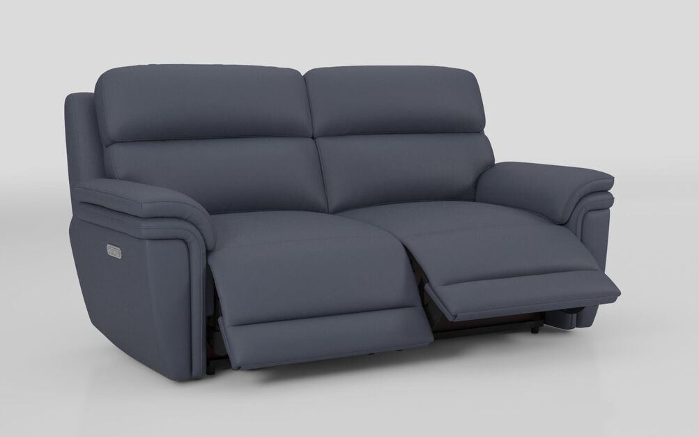 Maer 3 Seater Power Recliner Sofa, ARABIS-MIDNIGHT-BLUE-540 Maer 3 Seater Power Recliner Sofa | Maer Sofa Range | ScS