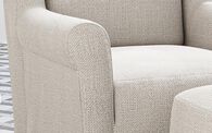 Celletta Ottoman, ARABIS OPTICAL WHITE 000 Celletta Ottoman | Celletta Sofa Range | ScS