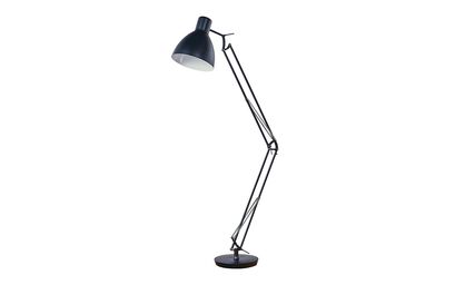 Pikton Matt Black Large Angled Floor Lamp | Lighting | ScS