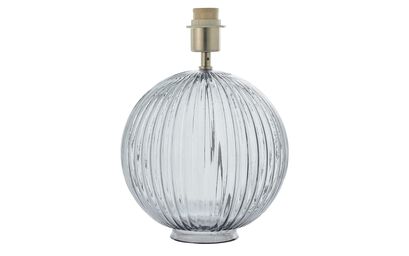 Eve Smokey Grey Glass Table Lamp | Lighting | ScS