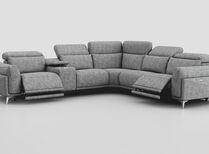 Gattolino 2 Corner 2 Power Recliner Sofa with Manual Headrests & Console | Gattolino Sofa Range | ScS