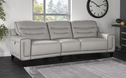 Sisi Italia Sicily 4 Seater Curved Split Sofa with Cup Holders