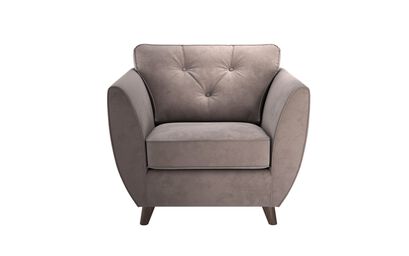 Hoxton Compact Velvet Standard Chair | Hoxton Sofa Range | ScS