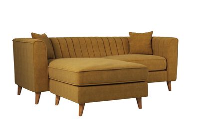 Living Margo Fabric 3 Seater Left Hand Facing Chaise | Margo Sofa Range | ScS