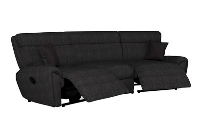 La-Z-Boy Pittsburgh Fabric 4 Seater Curved Manual Recliner Sofa | La-Z-Boy Pittsburgh Sofa Range | ScS