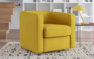 Patrica Swivel Chair, MACADAMIA DENIM BLUE 510 Patrica Swivel Chair | Patrica Sofa Range | ScS