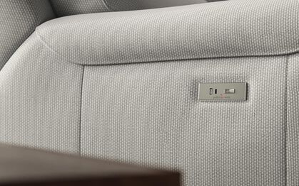 Lugo 3 Seater Power Recliner, MACADAMIA GREEN BOTTLE 635 Lugo 3 Seater Power Recliner | Lugo Sofa Range | ScS