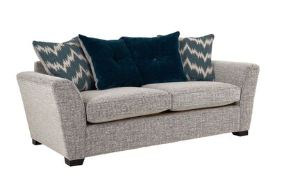 Inspire Rockcliffe Fabric 3 Seater Sofa Scatter Back | Inspire Rockcliffe Sofa Range | ScS