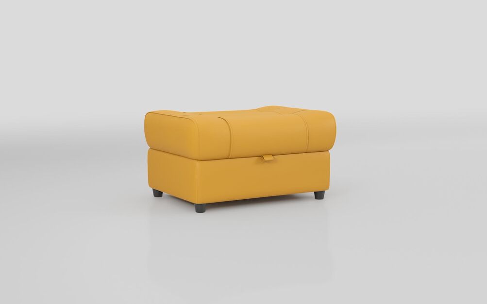 Elland Large Storage Footstool, MACADAMIA-SUNFLOWER-YELLOW-140 Elland Large Storage Footstool | Elland Sofa Range | ScS