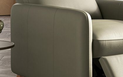 Bellaria Push Back Armchair, MACADAMIA-BLACK-910 Bellaria Push Back Armchair | Bellaria Sofa Range | ScS