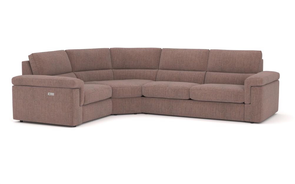 Crociale 1 Corner 3 Sofa Bed with Left Hand Facing Single Power Recliner | Crociale Sofa Range | ScS