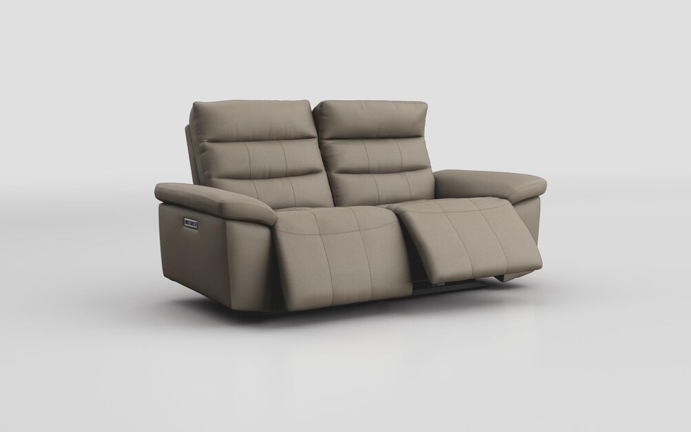 Tipano 2 Seater Power Recliner Sofa with Manual Head Tilt | Tipano Sofa Range | ScS