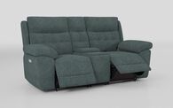 Belford 2 Seater Power Recliner Sofa with Head Tilt, ACACIA-BLUE-530 Belford 2 Seater Power Recliner Sofa with Head Tilt | Belford Sofa Range | ScS