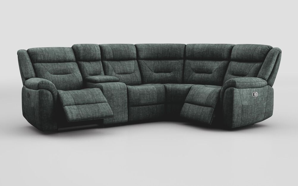 Ainsdale 2 Corner 1 Manual Sofa with Console, DALIA-TURQUOISE-516 Ainsdale 2 Corner 1 Manual Sofa with Console | Ainsdale Sofa Range | ScS