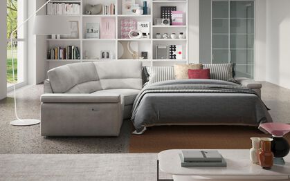 Crociale 3 Seater Sofa Bed, ERANTHIS BLACK 910 Crociale 3 Seater Sofa Bed | Crociale Sofa Range | ScS