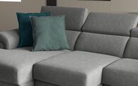 Taviano Large 3 Seater Sofa with Sliding Seats and Right Hand Facing Lounger, ARABIS BLACK 910 Taviano Large 3 Seater Sofa with Sliding Seats and Right Hand Facing Lounger | Taviano Sofa Range | ScS