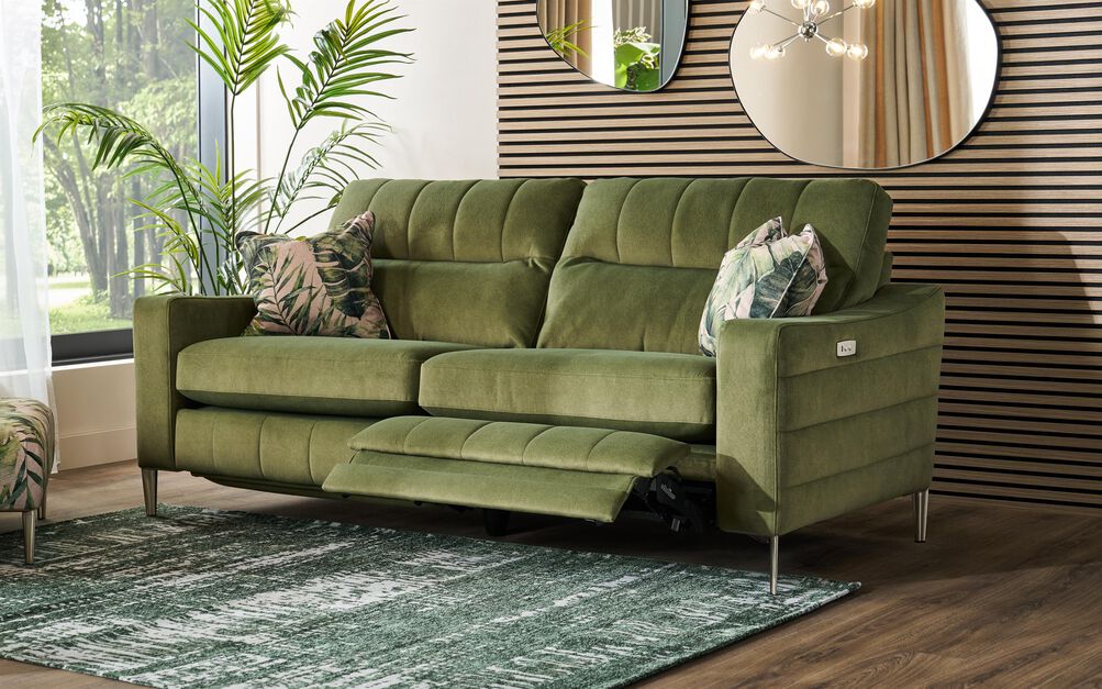Paradiso Fabric 3 Seater Power Recliner Sofa | Paradiso Sofa Range | ScS