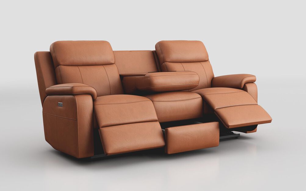 Calboli 3 Seater Power Recliner Sofa with Table | Calboli Sofa Range | ScS