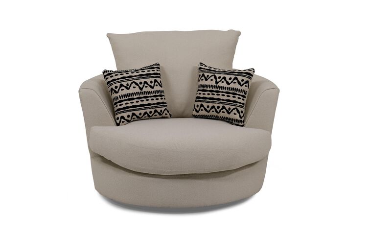 Living Pasadena Boucle Swivel Chair Living Pasadena Boucle Swivel Chair