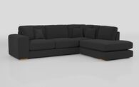 Fincham 2 Corner 1 Chaise Sofa Standard Back, ANEMONE-BLACK-910 Fincham 2 Corner 1 Chaise Sofa Standard Back | Fincham Sofa Range | ScS