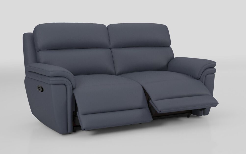 Maer 3 Seater Manual Recliner Sofa, ARABIS-MIDNIGHT-BLUE-540 Maer 3 Seater Manual Recliner Sofa | Maer Sofa Range | ScS